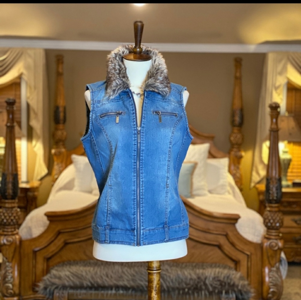 Denim vest
